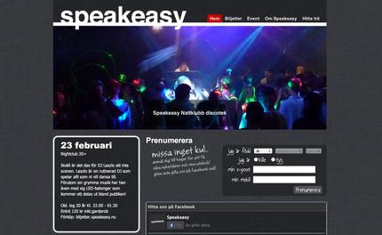 Speakeasy, webplats producerad 2012